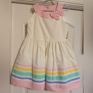 Crown & Ivy Pink and White Kids Casual Dress